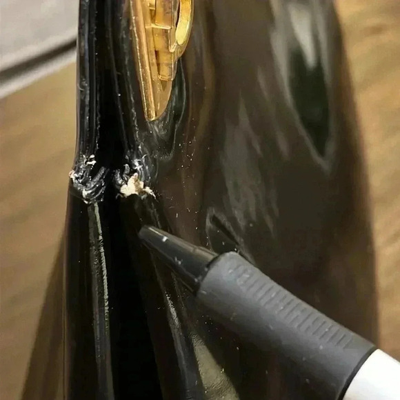 Salvatore Ferragamo Wanda Top Handle Luxury Blk Leather Designer Handbag - Picture 15 of 16